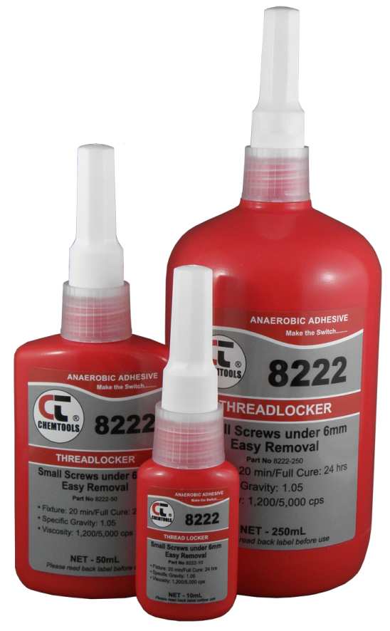 CHEMTOOLS LOW STRENGTH THREADLOCKER - 250ML